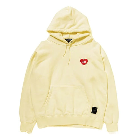 430 fourthirty/"HEARTS" P/O PARK / フォーサーティ ハート プルオーバー パーカー